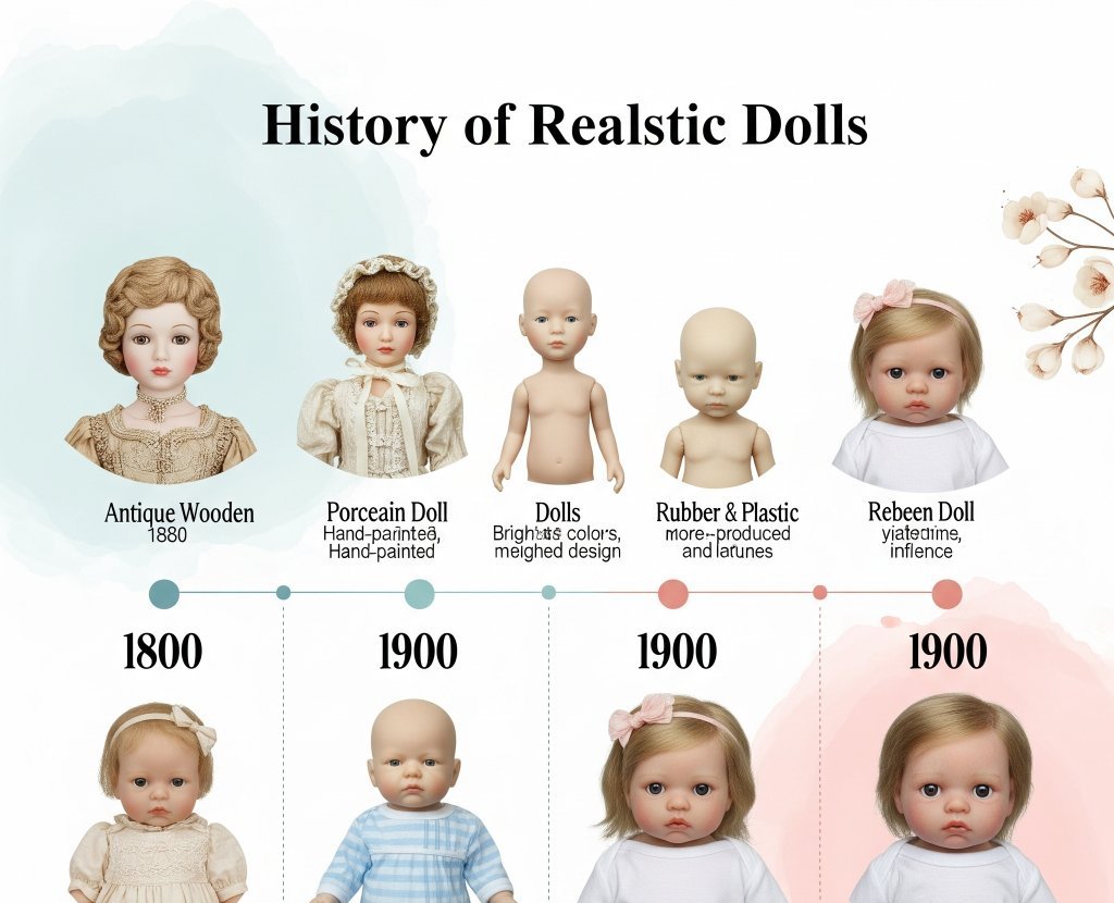 Imagem da Matéria História e Evolução das Bonecas Realistas no Mundo