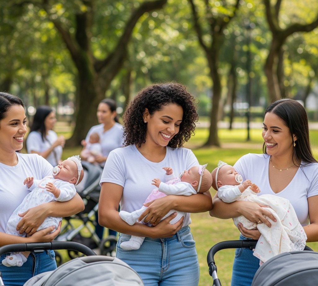 Imagem da Matéria Reborns no Rio: encontros afetivos, -Dia da Cegonha- e terapias emocionais
